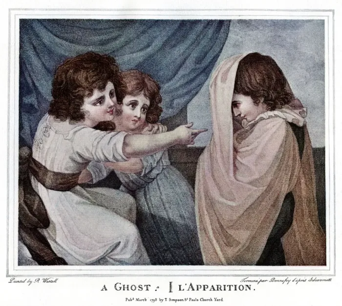 Framed Print : A Ghost, 1905. Artist: Henri-Arthur Bonnefoy Framed Print : A Ghost, 1905. Artist: Henri-Arthur Bonnefoy