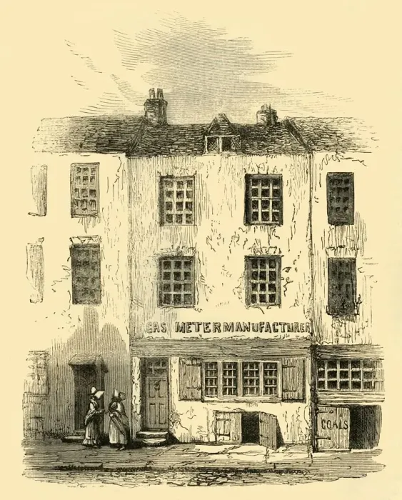 Framed Print : The Ghosts House in Cock Lane, c1872. Creator: Unknown Framed Print : The Ghosts House in Cock Lane, c1872. Creator: Unknown