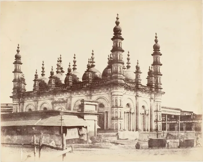 Framed Print : [Ghulam Muhammad Mosque, Calcutta], 1850s. Creator: Captain R. B. Hill