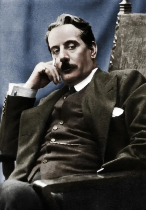 Framed Print : Giacomo Puccini (1858-1924), Italian composer, 1910
