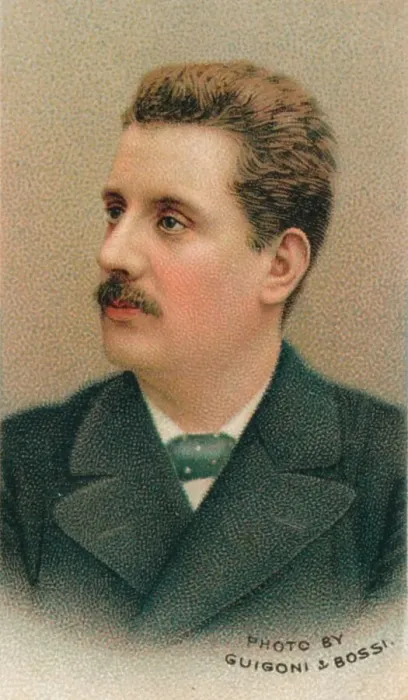 Framed Print : Giacomo Puccini (1858-1924) Italian composer, 1911 Framed Print : Giacomo Puccini (1858-1924) Italian composer, 1911