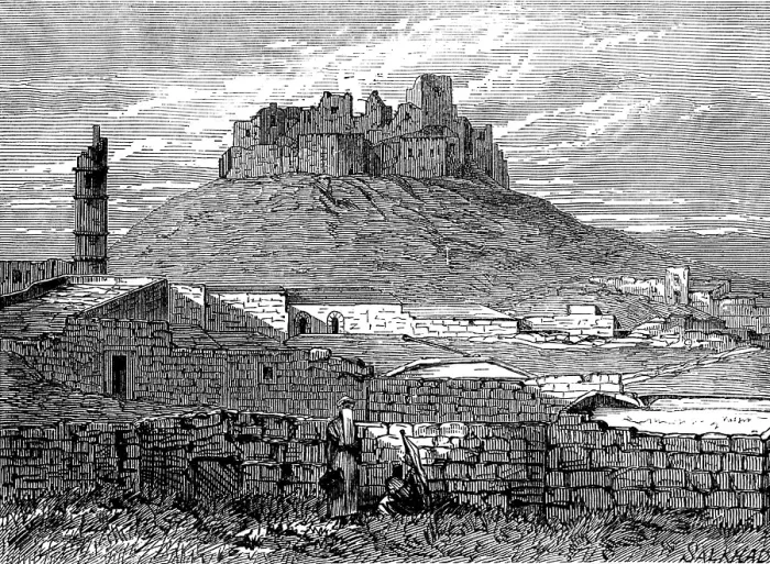 Framed Print : The Giant Cities of Bashan - Salkhad, 1873. Creator: Unknown Framed Print : The Giant Cities of Bashan - Salkhad, 1873. Creator: Unknown