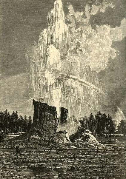 The Giant Geyser, 1872. Creator: W. J. Linton