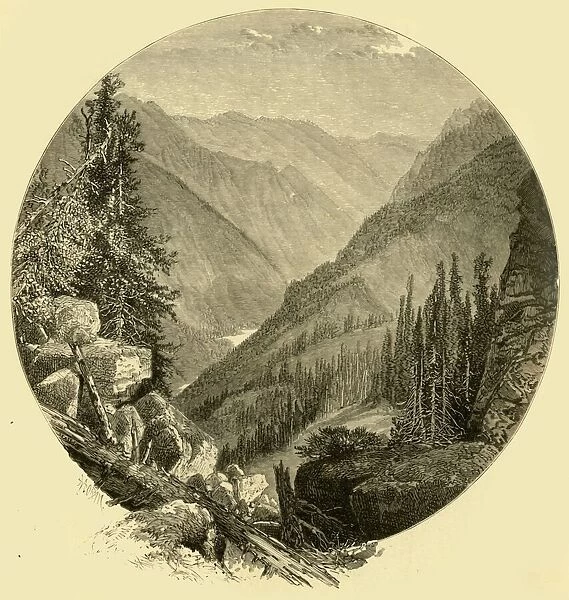 Giants Gap, 1874. Creator: Thomas Moran