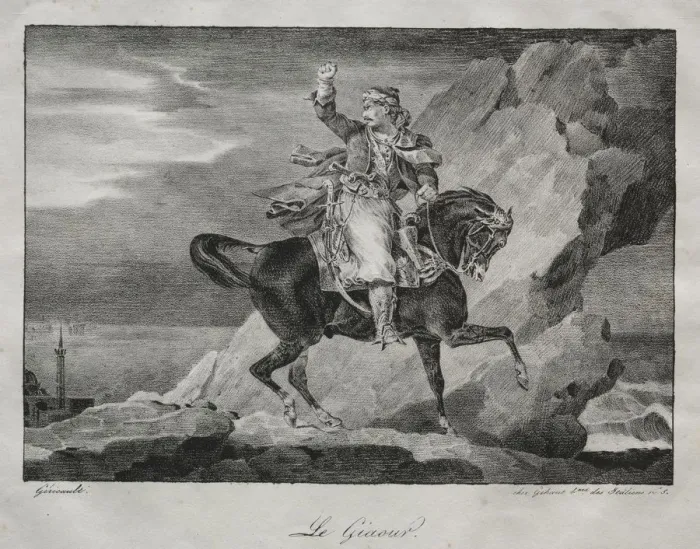 Framed Print : The Giaour, 1820. Creator: Theodore Gericault (French, 1791-1824) Framed Print : The Giaour, 1820. Creator: Theodore Gericault (French, 1791-1824)