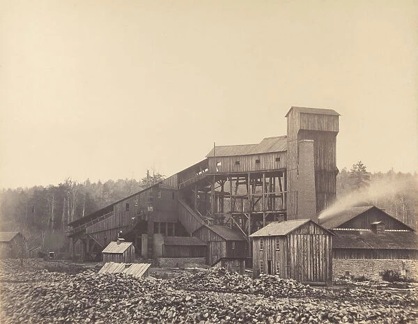 Gibsons Breaker, Rushdale, Pennsylvania, 1860s. Creator: Thomas H. Johnson