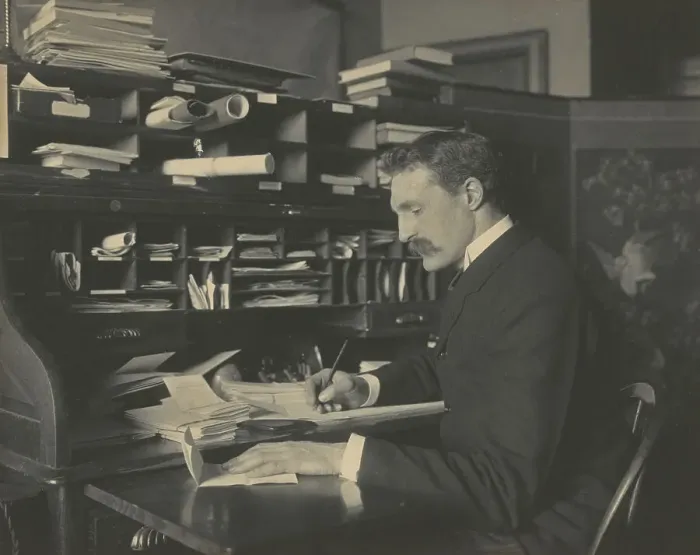 Framed Print : Gifford Pinchot, between c1890 and c1910. Creator: Frances Benjamin Johnston Framed Print : Gifford Pinchot, between c1890 and c1910. Creator: Frances Benjamin Johnston