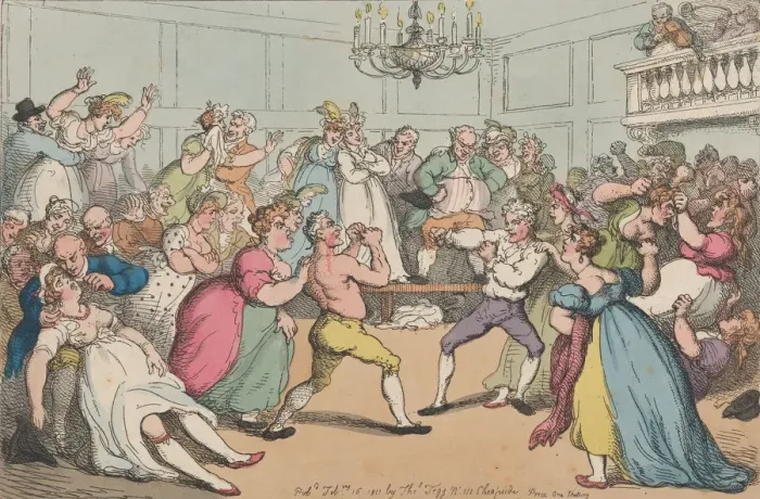 Framed Print : The Gig Shop or Kicking Up a Breeze at Nell Hammiltons Hop, February 16, 1811 Framed Print : The Gig Shop or Kicking Up a Breeze at Nell Hammiltons Hop, February 16, 1811