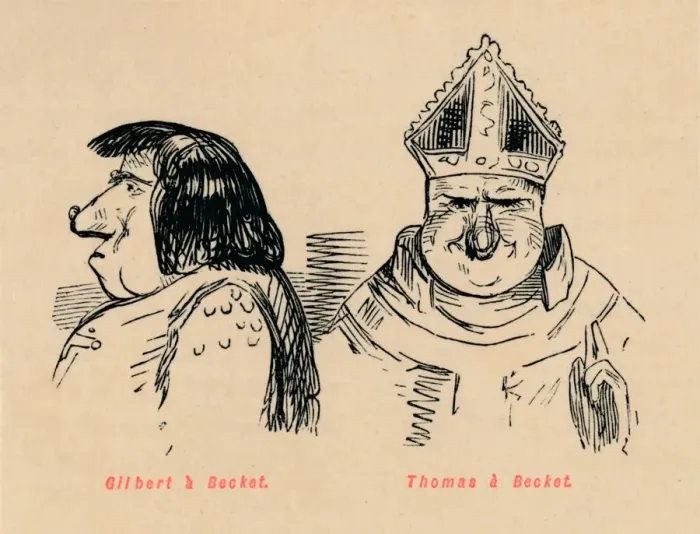 Framed Print : Gilbert a Becket, Thomas a Becket, c1860, (c1860). Artist: John Leech Framed Print : Gilbert a Becket, Thomas a Becket, c1860, (c1860). Artist: John Leech