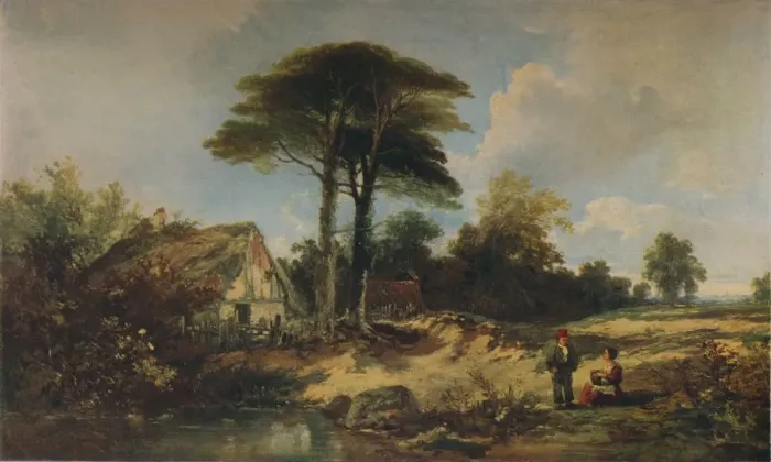 Framed Print : Gillingham, 1842. Artist: William James Muller Framed Print : Gillingham, 1842. Artist: William James Muller