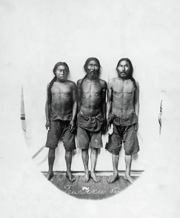 Framed Print : Gilyak fighters, 1865-1871. Creator: VV Lanin Framed Print : Gilyak fighters, 1865-1871. Creator: VV Lanin