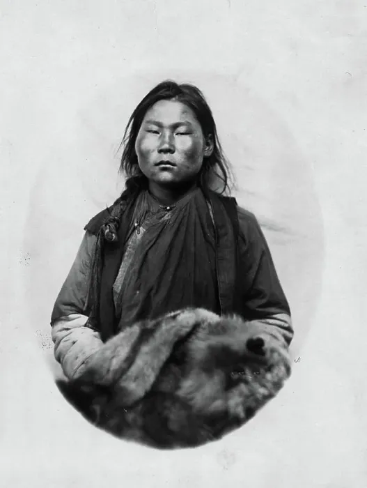 Framed Print : Gilyak fur trader, 1865-1871. Creator: VV Lanin Framed Print : Gilyak fur trader, 1865-1871. Creator: VV Lanin