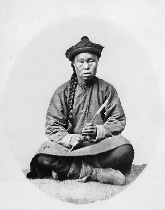 Framed Print : Gilyak merchant, 1865-1871. Creator: VV Lanin Framed Print : Gilyak merchant, 1865-1871. Creator: VV Lanin