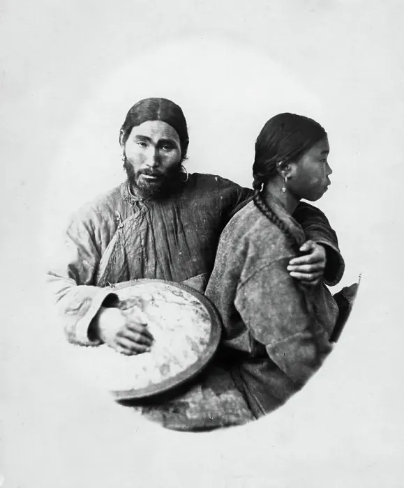 Framed Print : Gilyaks from Langer ulus, 1865-1871. Creator: VV Lanin Framed Print : Gilyaks from Langer ulus, 1865-1871. Creator: VV Lanin
