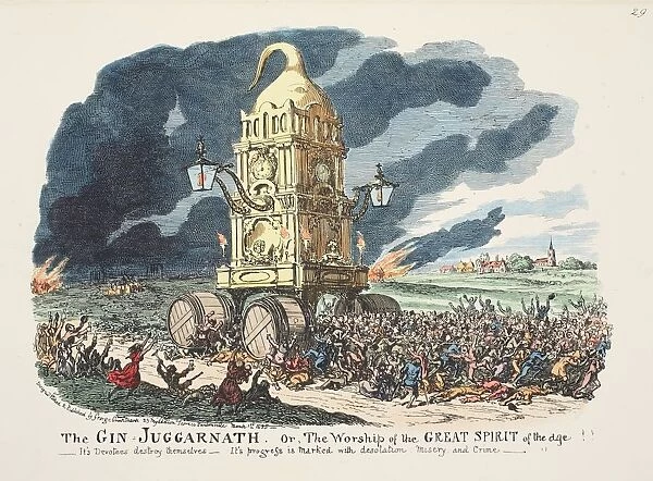 The Gin Juggarnath or the Worship of the Great Spirit of the age!! …, 1835