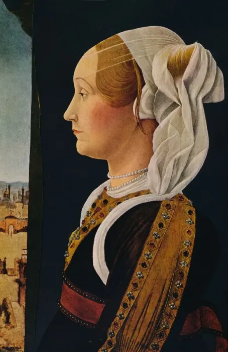 Framed Print : Ginevra Bentivoglio, 1474-1477. Artist: Ercole de Roberti Framed Print : Ginevra Bentivoglio, 1474-1477. Artist: Ercole de Roberti