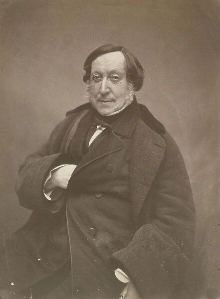 Gioacchino Rossini, March 1856. Creator: Nadar