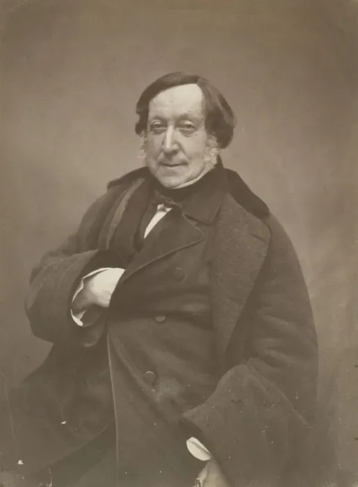 Framed Print : Gioacchino Rossini, March 1856. Creator: Nadar Framed Print : Gioacchino Rossini, March 1856. Creator: Nadar