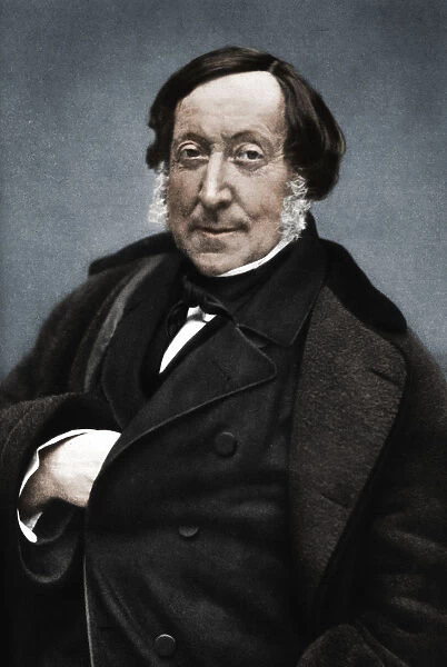 Gioachino Rossini (1792-1868), Italian composer. Artist: Nadar