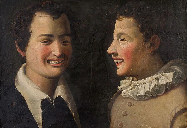 Due giovani che ridono (Two boys laughing), Second half of the16th cen Creator: Campi