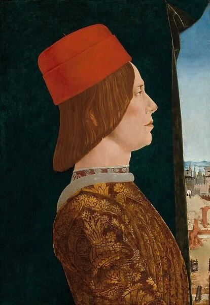 Giovanni II Bentivoglio, c. 1474  /  1477. Creator: Ercole de Roberti