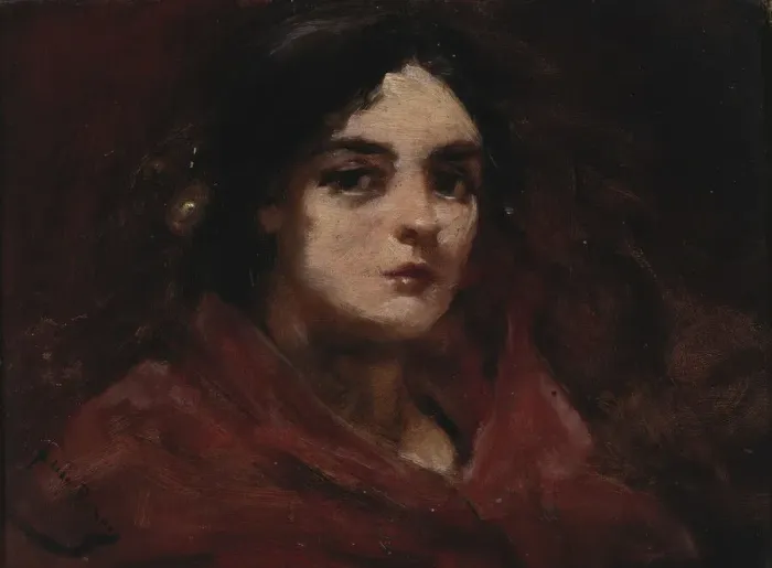 Framed Print : Gipsy, late 19th-early 20th century. Creator: Alice Pike Barney Framed Print : Gipsy, late 19th-early 20th century. Creator: Alice Pike Barney