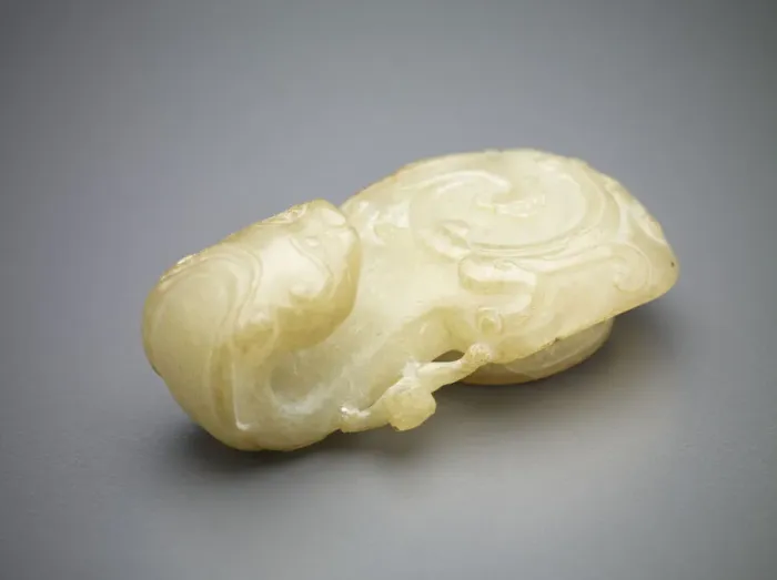 Framed Print : Girdle buckle, Qing dynasty, 1736-1795. Creator: Unknown Framed Print : Girdle buckle, Qing dynasty, 1736-1795. Creator: Unknown