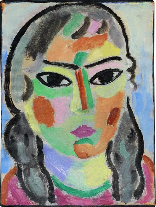 Framed Print : Girl, 1916. Creator: Jawlensky, Alexei, von (1864-1941) Framed Print : Girl, 1916. Creator: Jawlensky, Alexei, von (1864-1941)