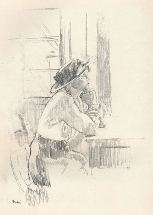 Framed Print : Girl Musing, c1911 (1931). Artist: Walter Richard Sickert Framed Print : Girl Musing, c1911 (1931). Artist: Walter Richard Sickert