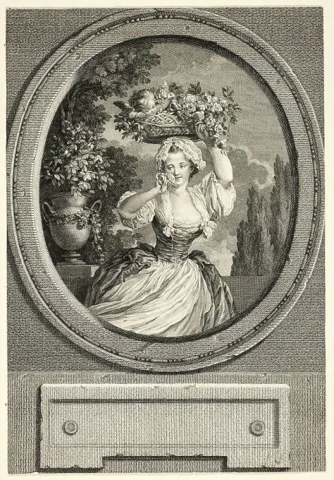 Framed Print : Girl, n.d. Creator: Pietro Antonio Martini Framed Print : Girl, n.d. Creator: Pietro Antonio Martini