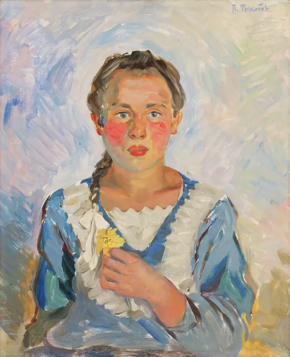 Framed Print : Girl from Nizny Hrabovec, 1942. Creator: Stefan Polkorab Framed Print : Girl from Nizny Hrabovec, 1942. Creator: Stefan Polkorab