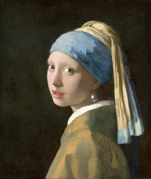 Framed Print : Girl with a Pearl Earring, 1665. Creator: Jan Vermeer Framed Print : Girl with a Pearl Earring, 1665. Creator: Jan Vermeer