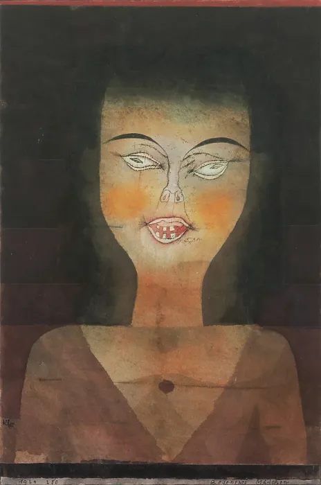 Framed Print : Girl Possessed, 1924. Creator: Klee, Paul (1879-1940) Framed Print : Girl Possessed, 1924. Creator: Klee, Paul (1879-1940)