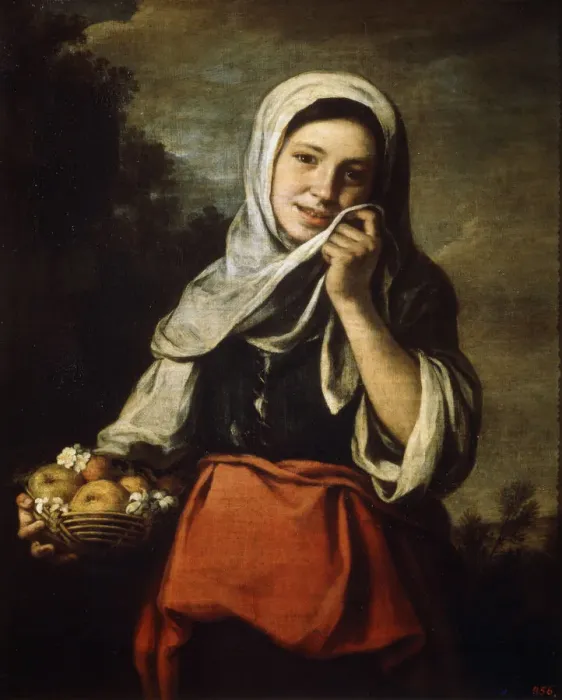 Framed Print : Girl Selling Fruit, c1650-c1660. Artist: Bartolome Esteban Murillo Framed Print : Girl Selling Fruit, c1650-c1660. Artist: Bartolome Esteban Murillo