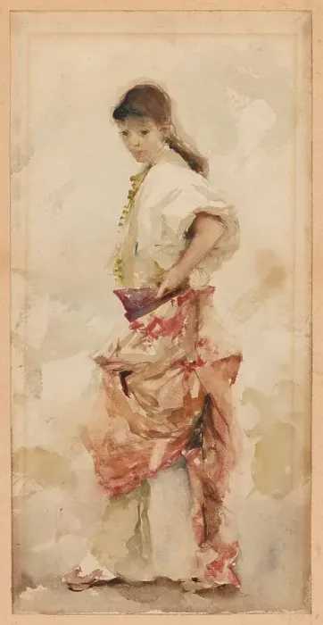 Framed Print : Girl in Spanish Costume, 1879 / 80. Creator: John Singer Sargent Framed Print : Girl in Spanish Costume, 1879 / 80. Creator: John Singer Sargent