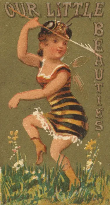 Framed Print : From the Girls and Children series (N58) promoting Our Little Beauties Cigarettes for Framed Print : From the Girls and Children series (N58) promoting Our Little Beauties Cigarettes for