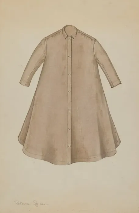 Framed Print : Girls Coat, c. 1937. Creator: Roberta Spicer Framed Print : Girls Coat, c. 1937. Creator: Roberta Spicer