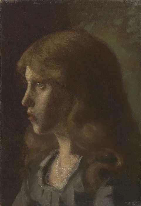 Framed Print : Girl's Head. Creator: Klimt, Gustav (1862-1918). Girl's Head. Creator: Klimt, Gustav (1862-1918) Framed Print : Girl's Head. Creator: Klimt, Gustav (1862-1918). Girl's Head. Creator: Klimt, Gustav (1862-1918)