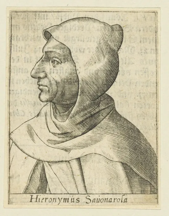 Framed Print : Girolamo Savonarola, ca. 1600. Creator: Anonymous Framed Print : Girolamo Savonarola, ca. 1600. Creator: Anonymous