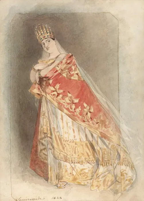 Framed Print : Giuditta Pasta (1798-1865) as Semiramide in the Opera by Gioachino Rossini, 1828 Framed Print : Giuditta Pasta (1798-1865) as Semiramide in the Opera by Gioachino Rossini, 1828