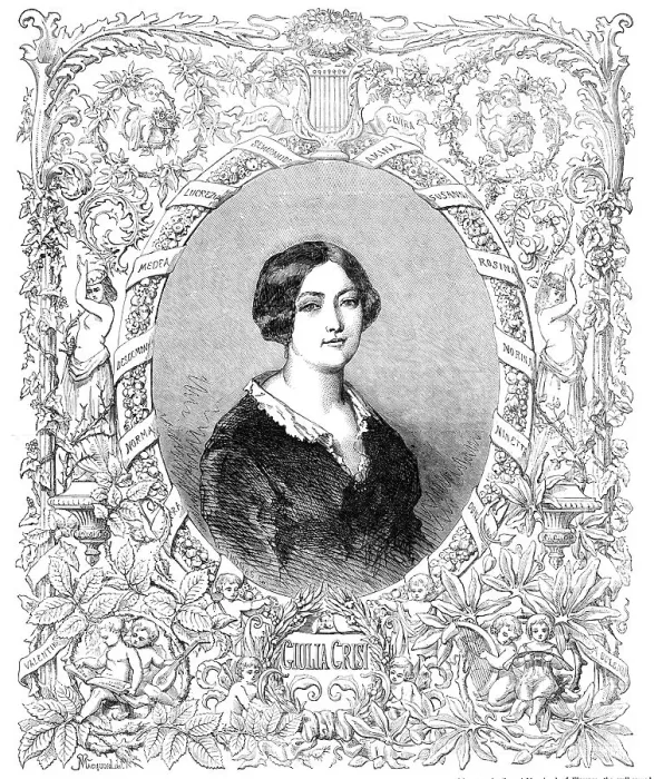 Framed Print : Giulia Grisi, 1854. Creator: Unknown Framed Print : Giulia Grisi, 1854. Creator: Unknown