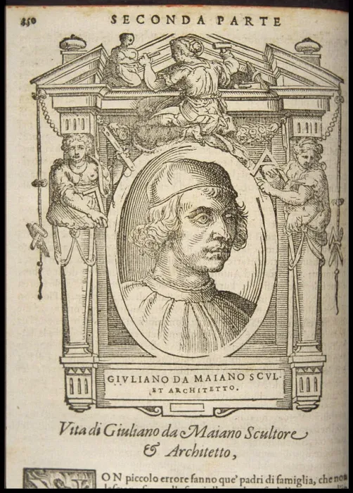 Framed Print : Giuliano da Maiano, ca 1568 Framed Print : Giuliano da Maiano, ca 1568
