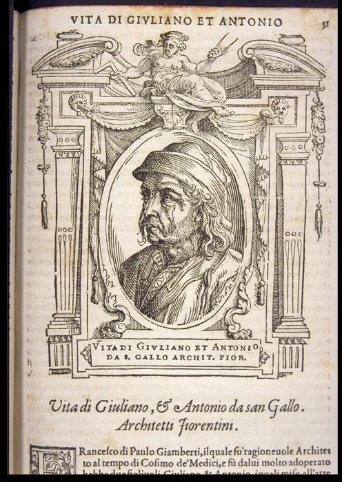 Framed Print : Giuliano da Sangallo, ca 1568