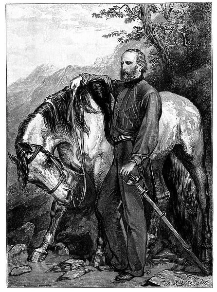 Giuseppe Garibaldi, Italian patriot and soldier of the Risorgimento, (1900)