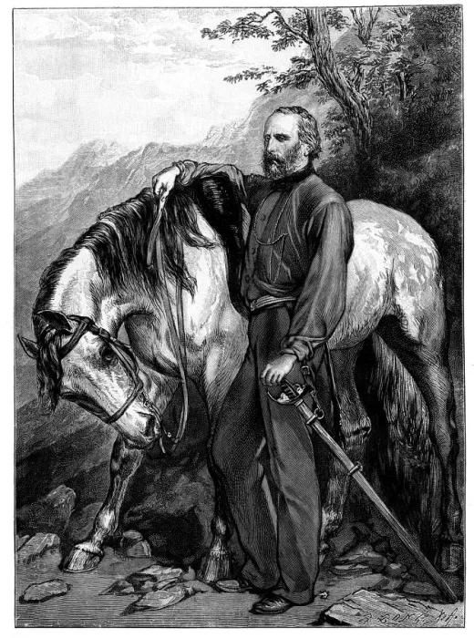 Framed Print : Giuseppe Garibaldi, Italian patriot and soldier of the Risorgimento, (1900) Framed Print : Giuseppe Garibaldi, Italian patriot and soldier of the Risorgimento, (1900)