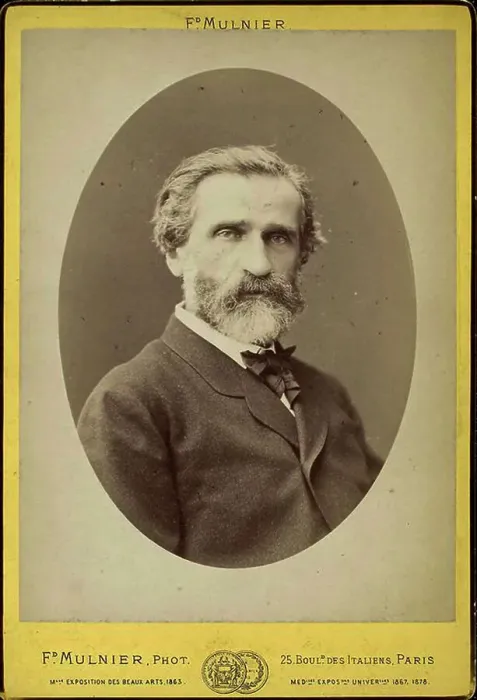 Framed Print : Giuseppe Verdi, Italian composer, late 19th century. Artist: Frederick Mulnier Framed Print : Giuseppe Verdi, Italian composer, late 19th century. Artist: Frederick Mulnier