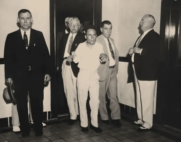 Framed Print : Giuseppe Zangara Arrested In Miami, 1933 Framed Print : Giuseppe Zangara Arrested In Miami, 1933