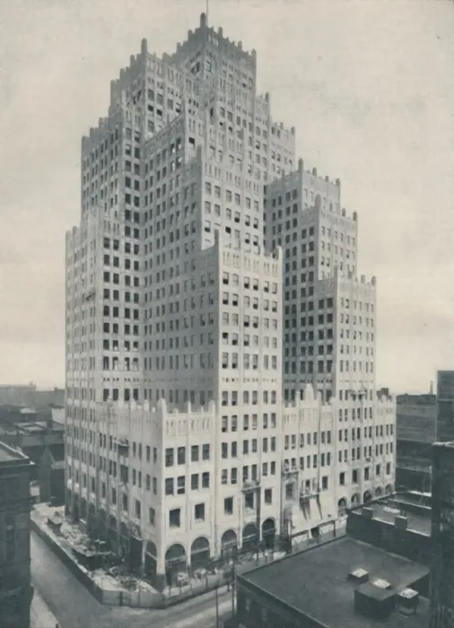 Framed Print : Giving Significance to the Skyscraper: Grouped Towers at St. Louis, c1935 Framed Print : Giving Significance to the Skyscraper: Grouped Towers at St. Louis, c1935