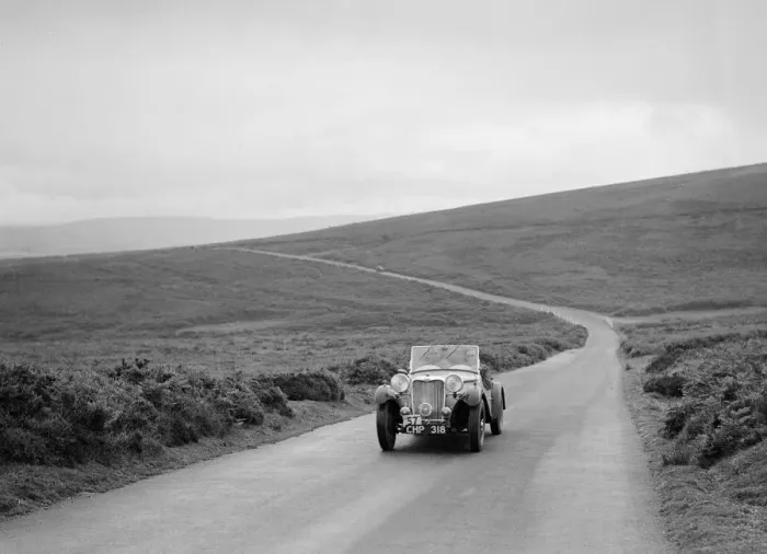 Framed Print : GL Boughtons Singer B37, winner of a premier award at the MCC Torquay Rally, July 1937 Framed Print : GL Boughtons Singer B37, winner of a premier award at the MCC Torquay Rally, July 1937
