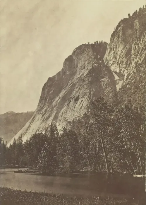 Framed Print : Glacier Rock from below, 1866 / 99. Creator: G. Fagersteen Framed Print : Glacier Rock from below, 1866 / 99. Creator: G. Fagersteen